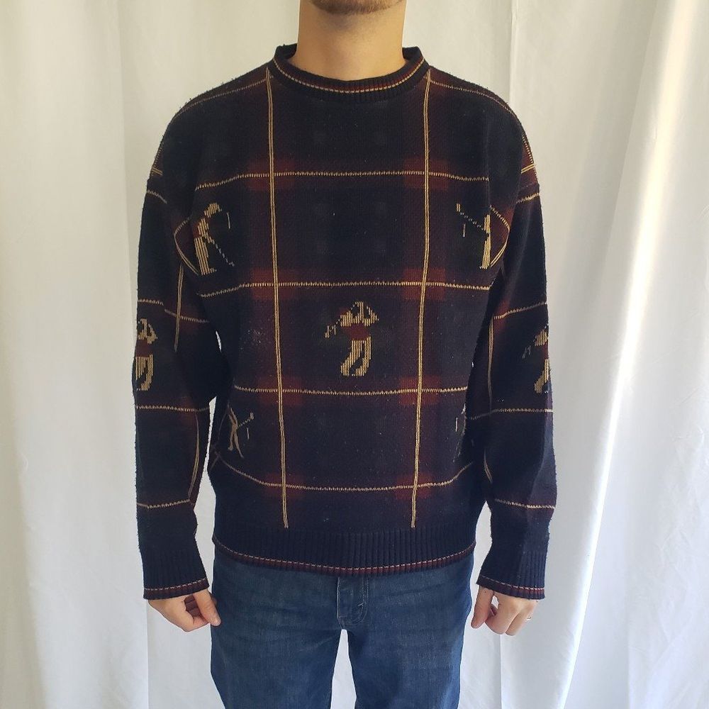 90s Golf Sweater